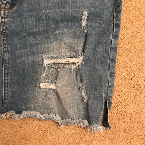 Black Label C’est Toi Distressed Demin Skirt - Picture 8 of 16